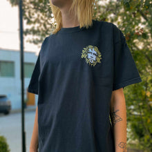 Load image into Gallery viewer, Green Man Great Beer Lives Here Black T-Shirt Front