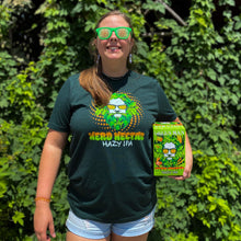 Load image into Gallery viewer, Green Man Nerd Nectar Shirt Front