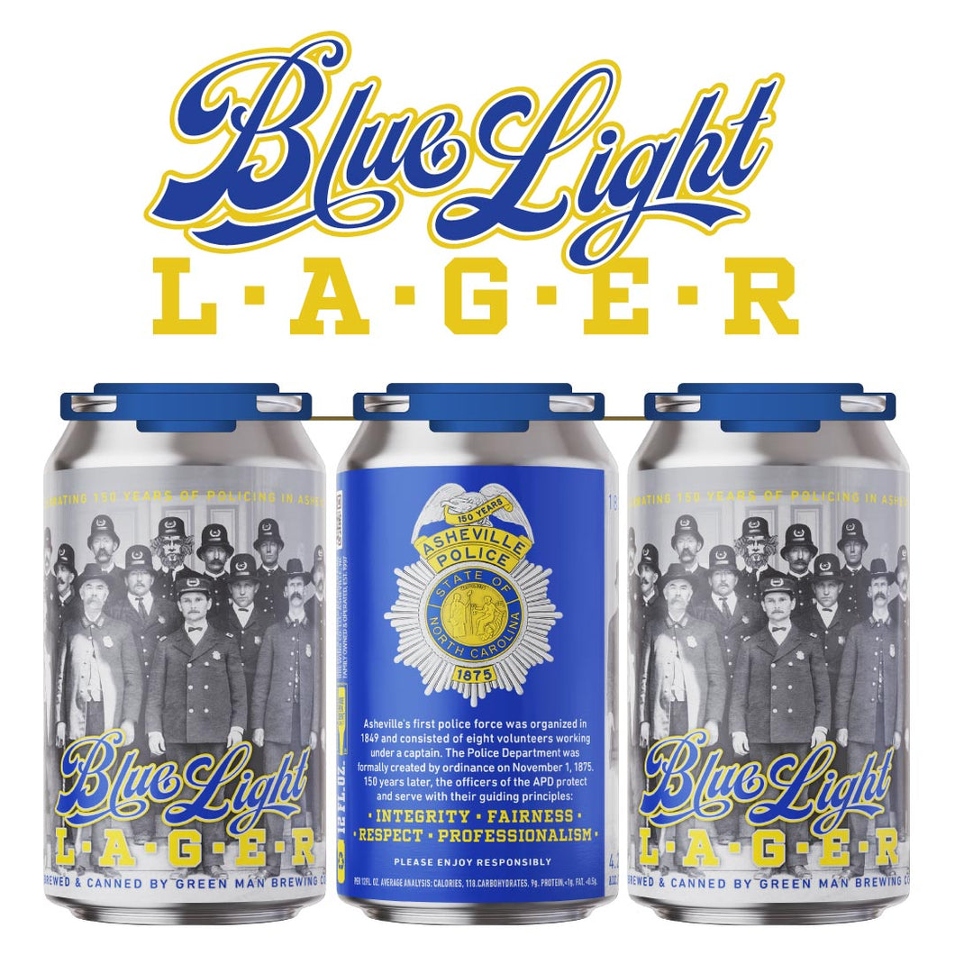 Green Man Blue Light Lager 6pk