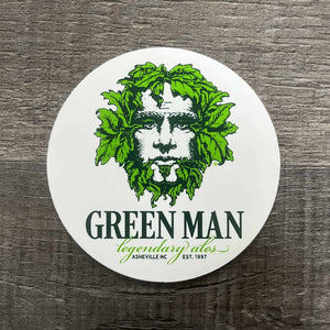 Green Man Small Sticker