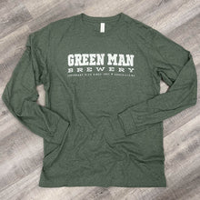 Load image into Gallery viewer, Green Man Green Long Sleeve Shirt Front
