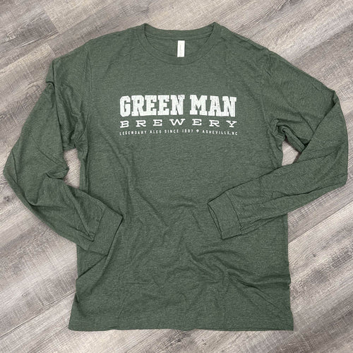 Green Man Green Long Sleeve Shirt Front