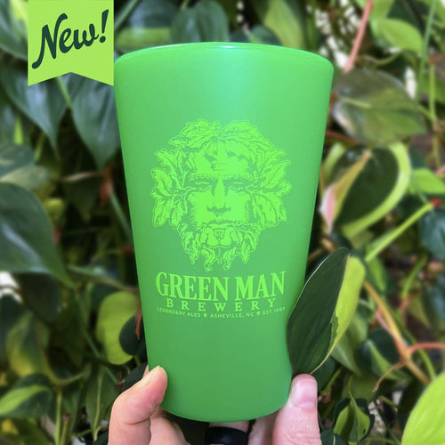 Green Man Brewery Classic Green 16oz Silipint