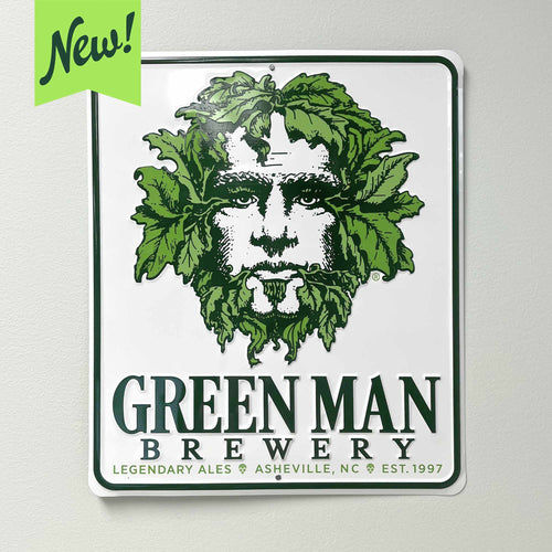 Green Man Brewery Standard Tacker Sign