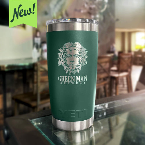 Green Man Brewery YETI 20oz Rambler Tumbler