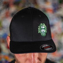 Load image into Gallery viewer, Green Man Black Flexfit Baseball Cap
