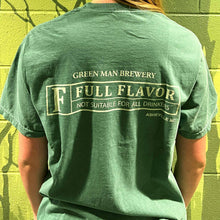 Load image into Gallery viewer, Green Man Full Flavor Pocket Tee Back Detail
