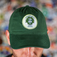 Load image into Gallery viewer, Green Man Canvas baseball Cap Green
