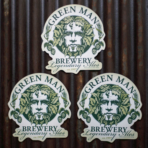 Green Man Brewery Logo Magnet