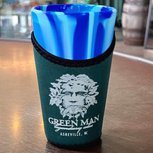 Load image into Gallery viewer, Green Man Pint Glass Koozie Green
