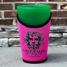 Load image into Gallery viewer, Green Man Pint Glass Koozie Pink
