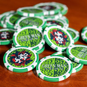 Green Man Brewery Trickster Poker Chips