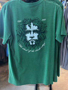 Green Man 25th Anniversary T-Shirt Back
