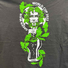 Load image into Gallery viewer, Green Man World Cup 2022 T-Shirt Back Detail
